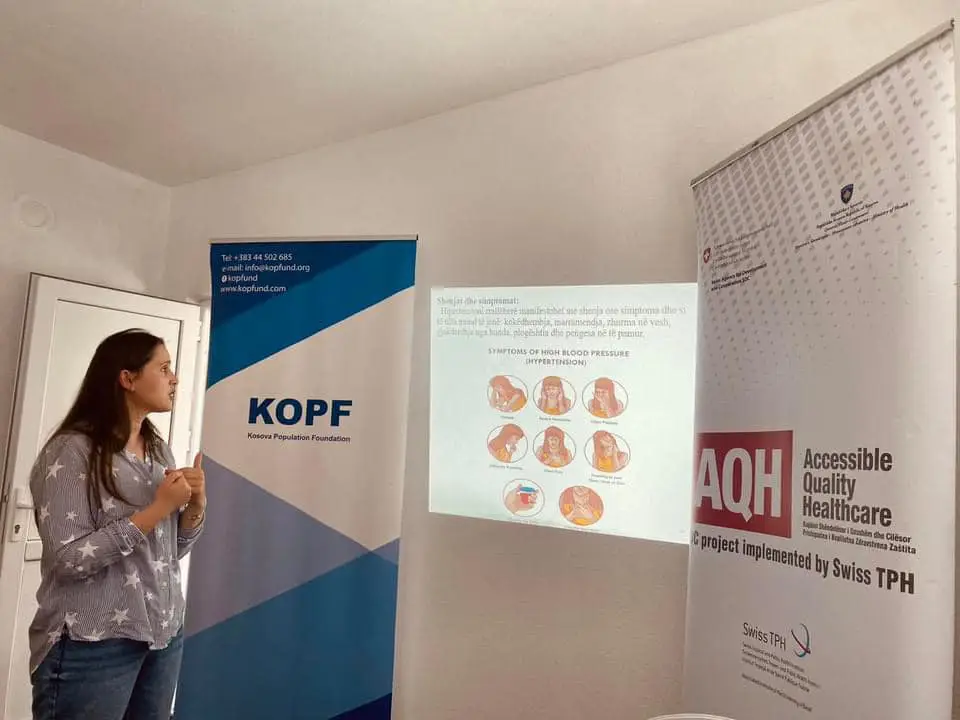 Community Health Education on Hypertension in Lajthishtë