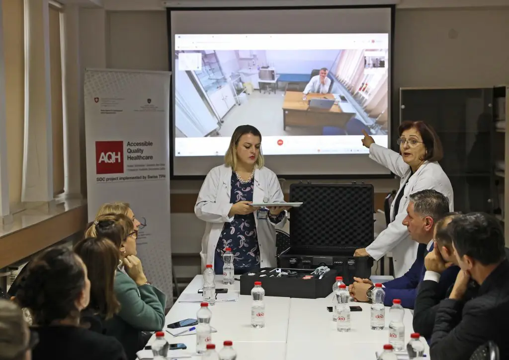 Day 2 of the host site visit: The Health for All Project – HAP from Albania had the opportunity to closely explore Lipjan