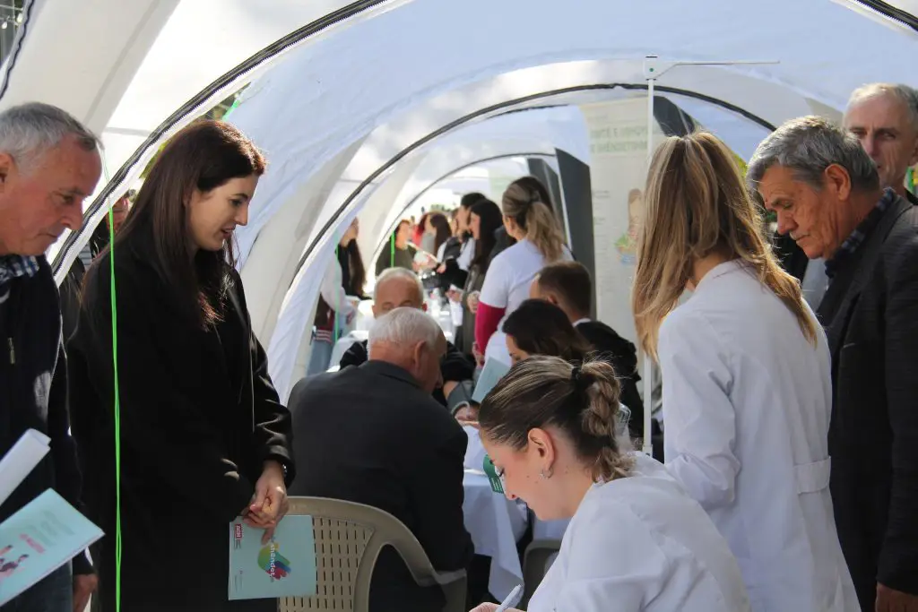 Awareness activity for chronic non-communicable diseases in the municipality of Kamenica