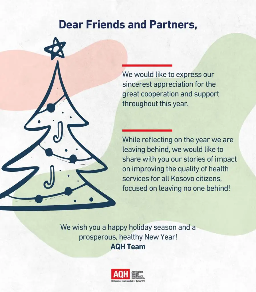 Season’s Greetings from AQH!