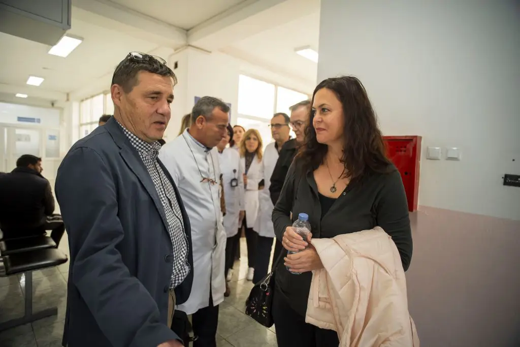 Representatives from SDC office and Ministry of Health in Kosovo visited two of the AQH partner municipalities