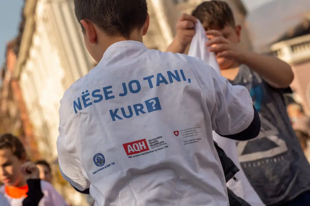 Marking the World Diabetes Day in the city of Peja